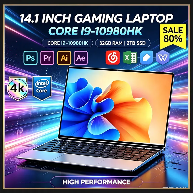 M.2 Ssd - Ultra Slim 14,1 Laptop Intel Core
