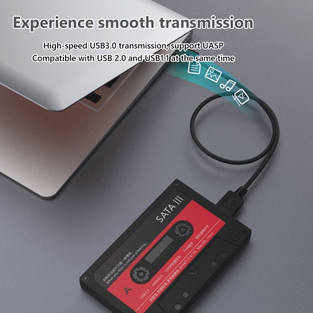 External Ssd - Neues 2,5-Zoll-externes Festplattengehäuse USB 3.0 Tragbares