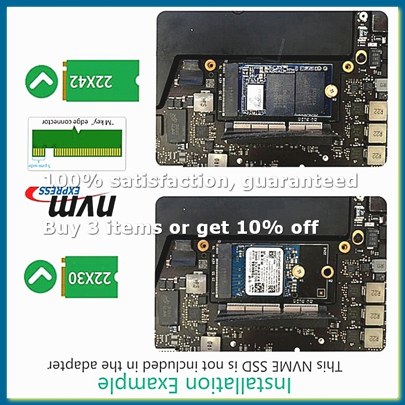 Nvme Ssd - M.2 NGFF M-Key NVME SSD Konvertierungskarte,