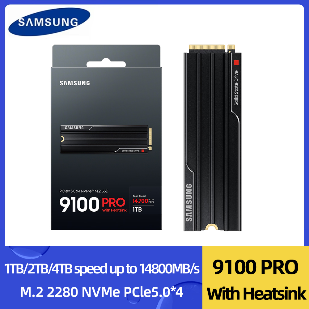 Samsung Ssd - SAMSUNG SSD 9100 PRO mit Kühlkörper