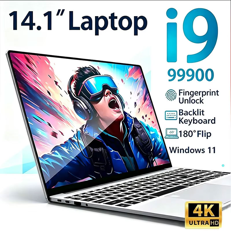 Ssd 2Tb - 14,1' Intel Core i9-9900 Windows 11