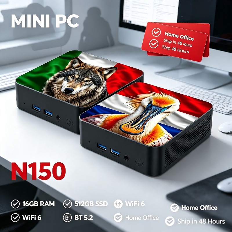 M.2 Ssd - Neuer Mini-PC Computer Intel Core N150