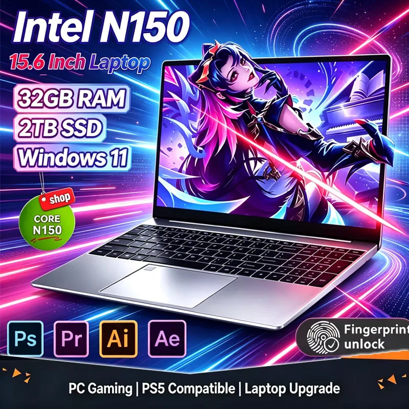 2026 Neuer 15,6' Intel N150 Wi – Ssd 1Tb Bewertung und Preis