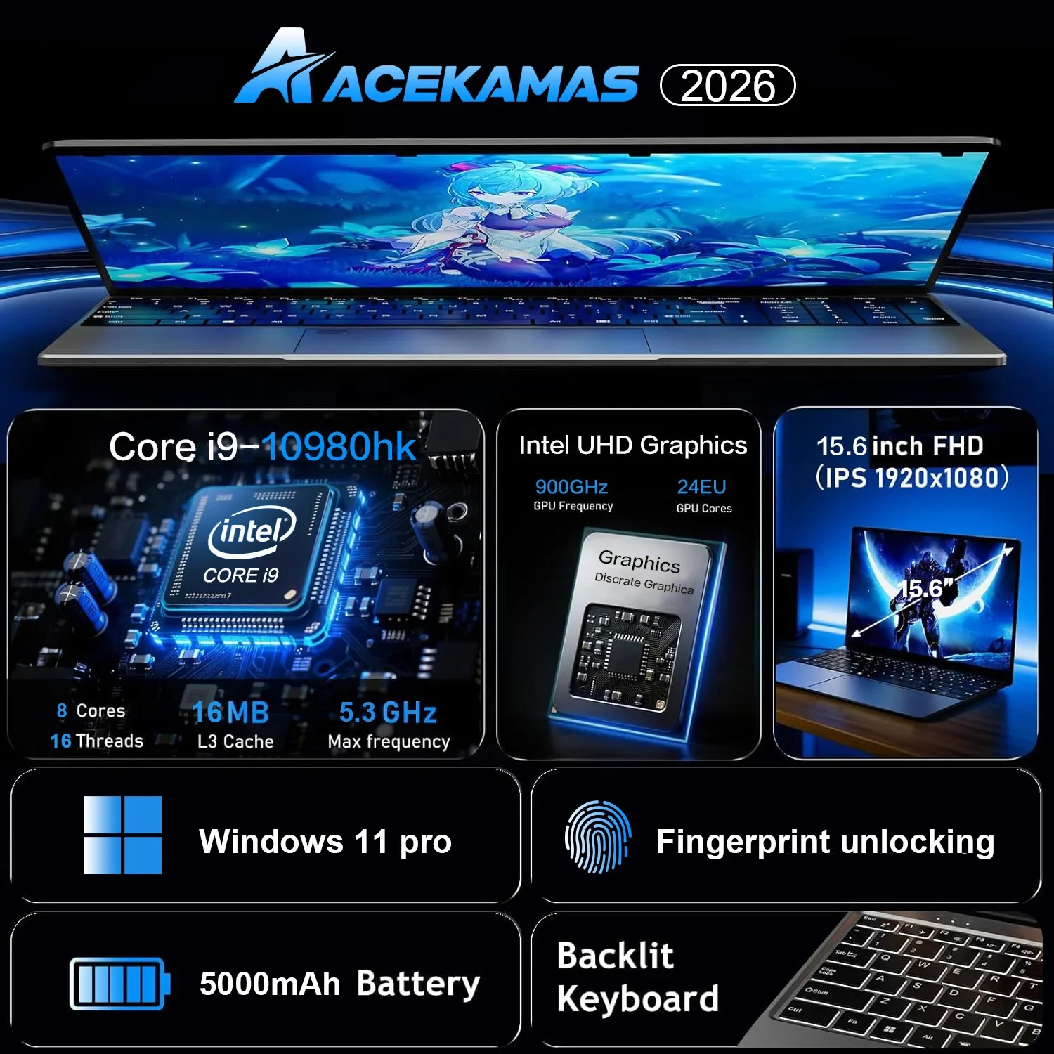 15,6-Zoll-tragbarer Laptop Int – M.2 Ssd Bewertung und Preis