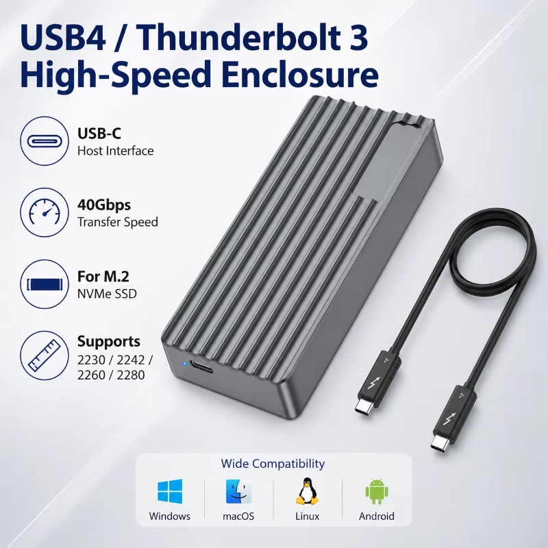 TBT3/USB4 M.2 NVMe SSD-Gehäuse – External Ssd Bewertung und Preis