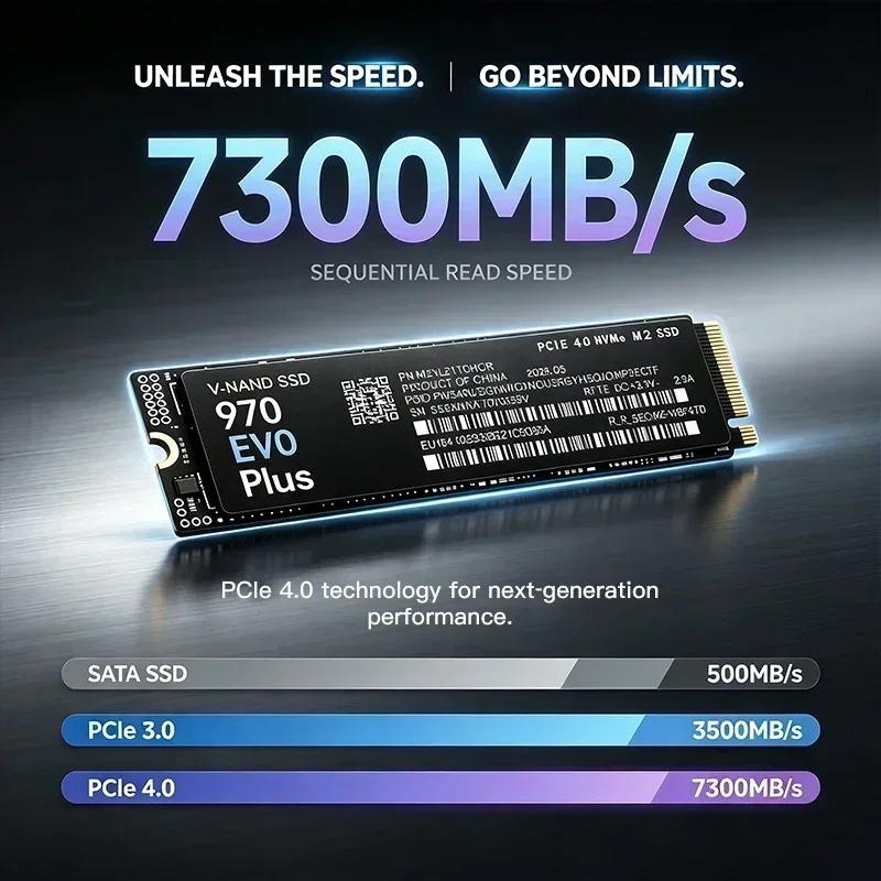 970 EVO Plus 7300MB/s 1TB 2TB  – Samsung Ssd Bewertung und Preis